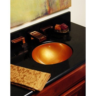 Round Acrylic Bathroom Sink in Quartz