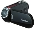 Samsung SMX-C10RP SD Camcorder (SDHC/ MMC Card, 10-fach opt. Zoom, 2,7" Display) rot