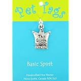 The Queen Pet Tag Collar Charm