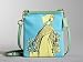 Coach Bonnie Nova Girly Print Swingpack Crossbody Messenger Bag 42605 Blue Green