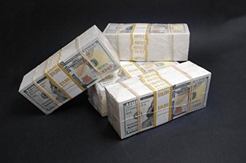 **NEW YEARS SPECIAL** Baller - Prop Money $250,000 Wrapped Stack - New Style $100 Bill