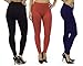 Super Comfortable Leggings/Tight Pants Fleece Lined One Size Fit All - 5 Pack