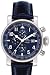 Adee Kaye Mens Chronograph Leather Band Classic Collection AK187-1-BLUE Watch