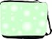 RikkiKnight Ghost Green Bubbles Design Messenger Bag - Book Bag ***with matching coin purse wallet*** -School Bag - Reporter Bag - Unisex - Ideal Gift for all occassions!