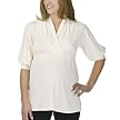 Liz Lange&reg; Shawl Collar V-Neck Top - White
