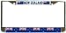 New Zealand Flag Chrome Metal License Plate Frame Holder