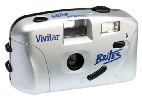 Vivitar Brites 35mm Camera, Silver Metallic