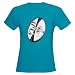 Fiji Rugby Ball Sports Women's Dark T-Shirt by CafePress