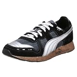 PUMA Men's RS 100 Parka Sneaker,Black/Silver,12 M US