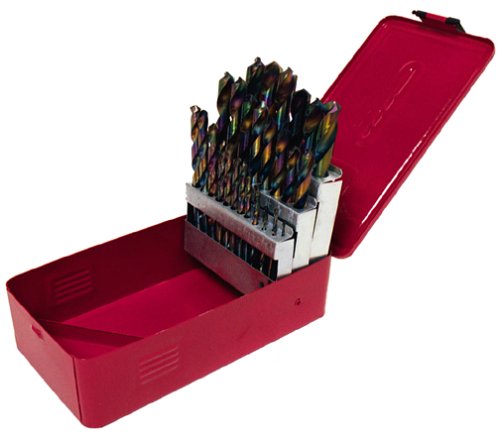 Yukon Tool YT29CD 29 Piece 1/16-Inch to 1/2-Inch Cobalt Twist Drill Bit Assortment in Metal Index