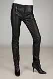 Diesel Black Gold Larfy Black Leather Pants
