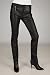 Diesel Black Gold Larfy Black Leather Pants