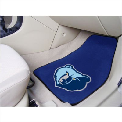 Fanmats Memphis Grizzlies 2-Piece Carpet Car Mat Set