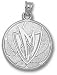 Dallas Mavericks Solid Sterling Silver Basketball 3/4'' Pendant