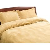 Microsuede Full/Queen Duvet Set, Camel