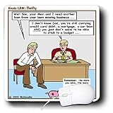 Rich Diesslins Funny KNOTS Scouting Cartoons - Knots Law - Thrifty - Mouse Pads