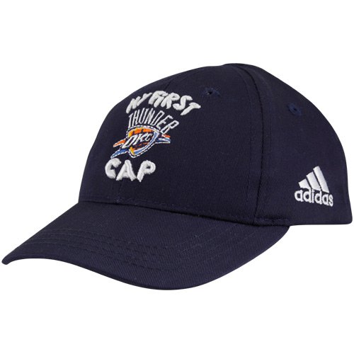 adidas Oklahoma City Thunder Infant Navy Blue My First Team Logo Adjustable Hat