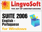 LingvoSoft translation software Suite 2006 English <-> Portuguese for Windows: dictionary, phrasebook, flashcards