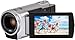 JVC GZ-E100SEU Full-HD Camcorder (2,5 Megapixel, 40-fach opt. Zoom, 6,9 cm (2,7 Zoll) Display, HDMI) silber