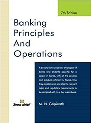 Banking Principles and Operations [2017 edition] Book - M N Gopinath 
