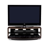 BDI Valera 9729 Triple Wide Open TV Stand (Chocolate Stained Walnut)