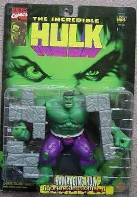 Incredible hulk "rampaging hulk" action figure