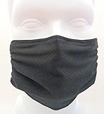 Breathe Healthy Honeycomb Black Mask - Flu Mask, Dust Mask, Allergy Mask - Comfortable, Reusable - Protection from Dust, Pollen, Allergens, & Flu Germs