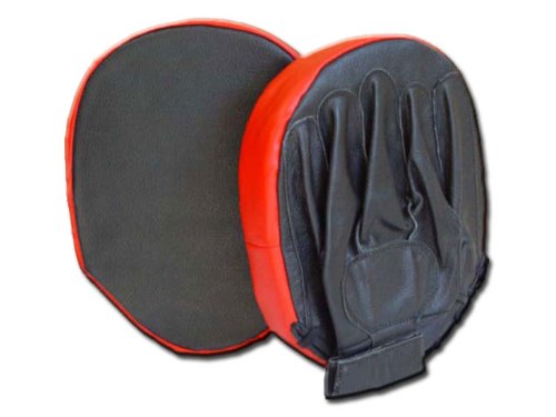 New Red Focus Mitt Gloves Punching Boxing, Karate, MMA