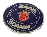 OES Genuine "SAAB SCANIA" Hood Emblem - 50mm Diameter