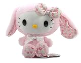 Eikoh Hello Kitty Lop-Ear Bunny Plush - 7" Pink