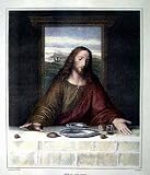 Bread and Wine, Art Poster by Leonardo Da Vinci, size 18