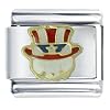 Low price Patriotic Cat Travel & Flags Italian Charm Bracelet