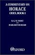 A Commentary on Horace: Odes, Book I (Commentary on Horace)