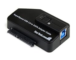 StarTech.com SuperSpeed USB 3.0 SATA Adapter Cable for 2.5 Inch or 3.5 Inch Hard Drives (USB3S2SATA)
