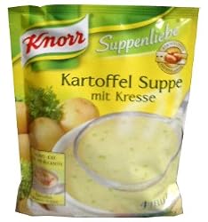 Potato Cream Soup, Kartoffel mit Kresse, (Knorr) 1L