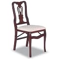 Queen Anne Folding Chair 2 PK - Cherry