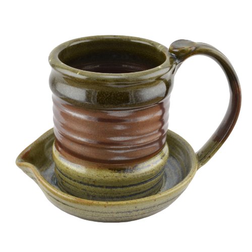 The Greenbriar Pottery Microwave Bacon Cooker, Java