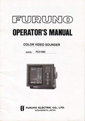 Furuno FCV582 Operator's Manual (CRT model only)