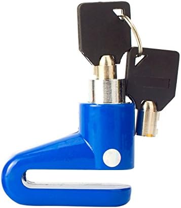 Anti Thief Sound Security Alarm Electron Disc Brake Lock 6mm Pin for Motorcycle Motorbike Safety Sport Racing Bike (Dx-Blue)