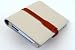 M-edge Genuine Leather Executive Jacket for Amazon Kindle 1 (Pebbled Cream w/Saddle)