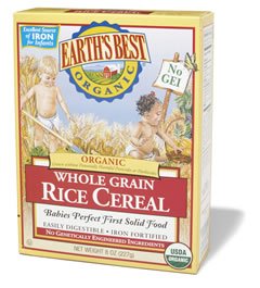 Earth's Best Rice Cereal 8 oz