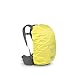 The Osprey Hi-Vis rain cover is constructed of a waterproof fabric that protects the contents of any smaller Osprey pack from the elements, while its bright yellow colour and reflective logo keep the wearer visible and safe. Features Stows in its own pouch.Drawcord closure with snap attachment.Taped seams.Bright yellow colour.Reflective graphics.Blinker light patch.XS lightweight backpack cover 10L to 18L.S lightweight backpack cover 20L to 40L.