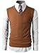 H2H Mens Various Color Casual Slim Fit Knit Vest