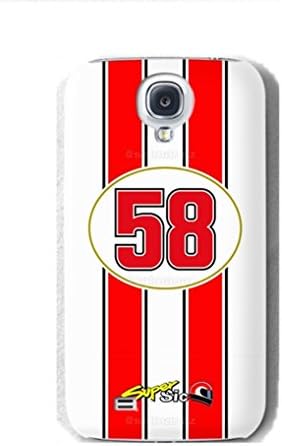Samsung Galaxy S4 I9500 Custom Phone Hard Case Marco Simoncelli Supersic 58