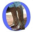 Ovation Childs Premium Suede Stretch Half chaps.