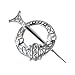 Strling Silver filigree Tara brooch