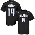 adidas Orlando Magic #14 Jameer Nelson Black Player T-shirt