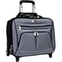 Samsonite Black Gray 8 1/2" Triple Gusset Portfolio