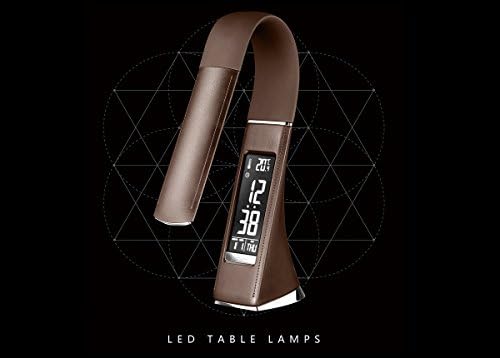 Echoman ® LED Desk Lamp Flexible Imitation Leather Led Table Lamp