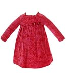 Baby Lulu Wallpaper Leaves Square Neck Ruffle Dress 2T